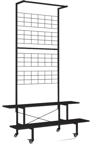 Supporto per piante in metallo a 3 livelli autoportante a scaletta per fiori per uso interno ed esterno, espositore per soggiorno, ufficio, patio, supporto per fiori in ferro.