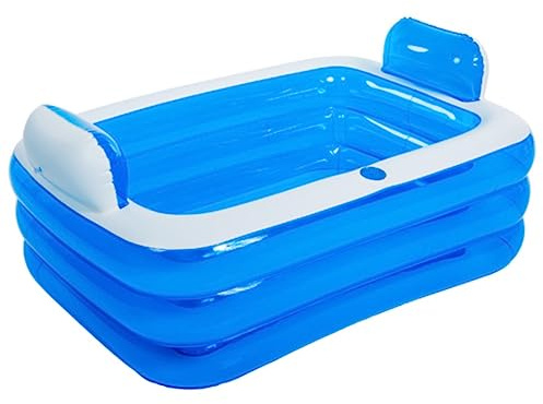 IWENZHKPA Piscina Inflable Piscina Inflable Piscinas Inflables para Niños Y Adultos Piscina De Salón Familiar En El Patio Trasero Piscinas Hinchables(180 * 135 * 60cm)