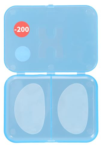 Lentilles de Lecture Adhésives Réutilisables en Silicone Transparent +2.0, Lentilles Grossissantes à Coller pour Lunettes de Soleil, Sport, Protection, Faciles à Poser et à Retirer (150)
