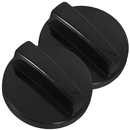 KOMBIUDA Perillas de Control para Cocina a Gas y Eléctrica, Pomos de Control Resistentes al Calor, Compatibles Hornos y Estufas, 2 Piezas, Repuestos para Electrodomésticos de Cocina