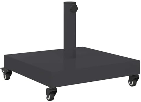 Mokuyary Pied de Parasol Gris foncé 45 x 45 x 31,5 cm, Pieds Base pour Parasol pour Terrasse, Piscine, Patio, Jardin, Restaurant -B
