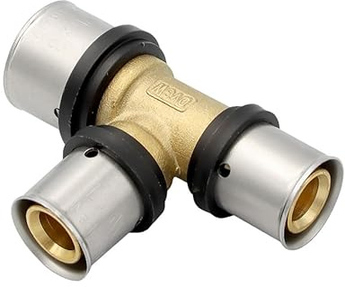 Pipetec Pressfitting T Stück 26x20x20 mm TH Kontur Verbundrohr, DVGW, TH-Profil