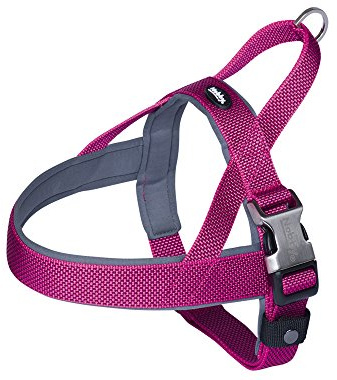 Nobby Norwegergeschirr Classic Preno Royal, himbeere L: 50-64 cm + 42 cm, B: 25/35 mm, 1 Stück