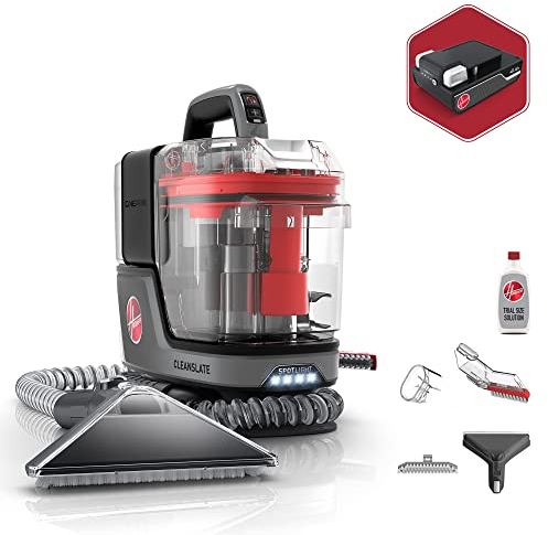 Hoover ONEPWR CleanSlate Cordless Portable Carpet + Upholstery Spot Cleaner Machine, Powerful Suction, Versatile Tools, Car and Auto Detailer, Pair with Hoover Spot & Upholstery Cleaner Solution