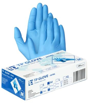1000 Nitril-Handschuhe, puderfrei, latexfrei, hypoallergen, Lebensmittelhandschuhe, medizinische Einweghandschuhe (Größe M) (XS)