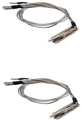 BESTonZON 10 Piezas barra de captación piezoeléctrica guitarra acústica acoustic guitar softysound palillo de la guitarra alambre piezoeléctrico pasar a buscar cable palo de recogida