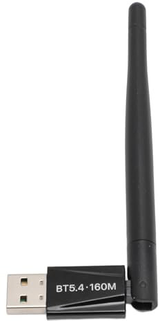 Adaptador USB Bluetooth 5.4 para PC, Largo Alcance 160 M, Dongle Bluetooth BR/EDR de Baja Latencia, Compatible con 10/11/8.1, para Teclado Bluetooth, Mouse, Auriculares y