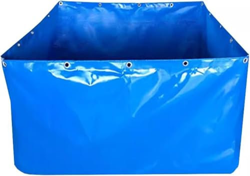 Segeltuch-Fischteich für Aquakultur im Freien, temporäre Zisterne (1 x 1 x 1 m)
