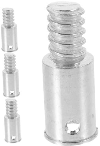 Ipetboom 4stücke Gewindeadapter Für Besenverlängerungsstangen Reinigungsstangenadapter Aus Rostfreiem Stahl Verlängerungsstangenadapter Mit Stielspitzen Stangenadapter Für Reparatur