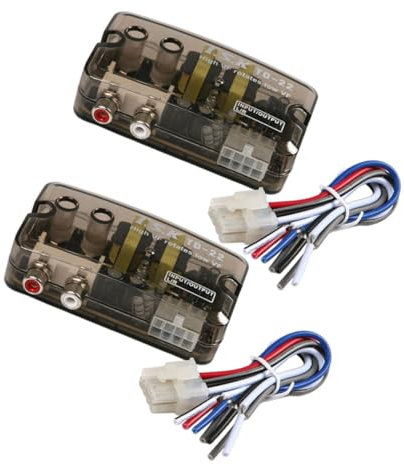 Mikikit Audio Converter for Car Audio Speakers Adapter Delay Line Output Converter for Amplifier Wireless Adapter Compatible for Amp