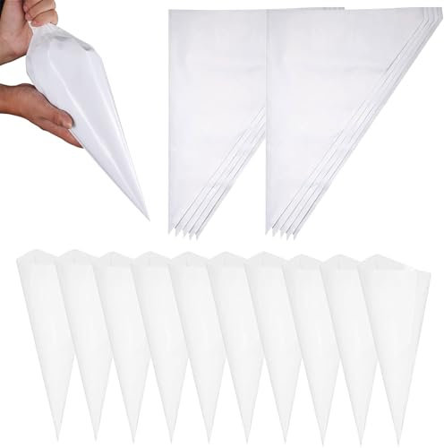 Srvauyea 20 Pièce Sac de Mortier, Poche à Jointer, Sacs de Coulis Professionnels, 465x285x450 mm Sac de Scellant de Ciment, Sacs de Remplissage de Joints Sac à Coulis Maçonnerie pour Sceller et Joints