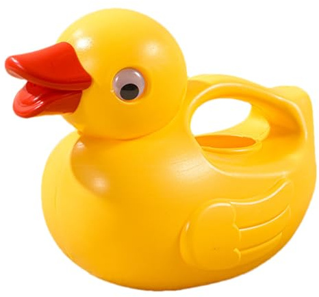Arrosoir Enfant, Arrosoir Canard en Plastique, Arroseur À en Forme de Canard Jaune Mignon, Jouet de Bain pour Bébé, Jouet de Plage, idéal pour Le Jardinage, Bain et Fêtes à Piscine 19x 15x11,5cm