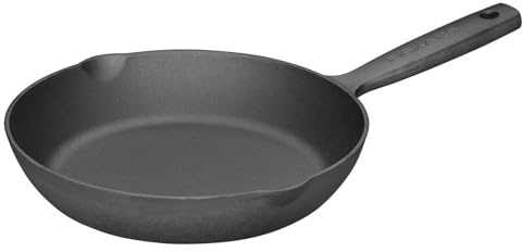 Fiskars Folken Padella in Ghisa, Ø 22 cm, Senza Rivestimento | Adatta a Tutti i Piani Cottura, Forno e Barbecue, 1075701