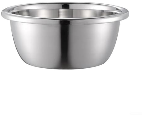Cuenco de acero inoxidable para mezclar, batir, sopa y lavado, apto para lavavajillas (28 cm)