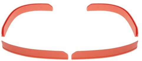 TERNCOEW Lot de 4 protections de bords pour tondeuses à gazon robotisées - Matériaux PETG robustes - Installation facile - Couverture complète - Bandes résistantes aux collisions PETG solides