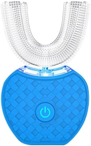 Sonic Brush V5 Toothbrush, Brosse à Dents à Nettoyage Automatique à 360°, Brosse à Dents électrique Sans Fil à Ultrasons for Enfants Et Adultes(Blue)