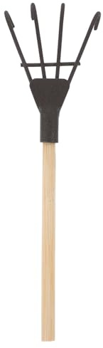 Gogogmee Kinder Kleiner Sandrechen Eisen Holz Handrechen Rustikale Zen Garten Dekoration Selbstgemacht Landschaft Modell Geschenk