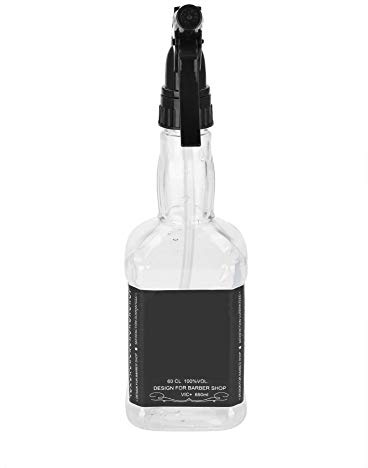 Xixian 650 Ml Påfyllningsbar Frisörsprayflaska för Salong och Hemmabruk – Svart (Vit)