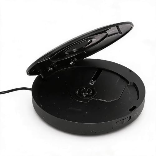 Sxhlseller Lettore CD Portatile Bluetooth per Auto con USB, Lettore di Dischi Multiformato ABS, Riproduzione CD MP3 R RW per Desktop di Navigazione Android per Veicoli