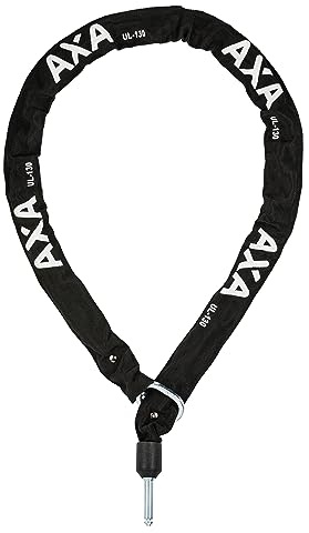 AXA Einsteckkette ULC130 schwarz Länge 130cm, Stärke 5,5mm, sw, 10mm Pin, 59571395SS
