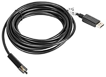 lanberg env.-dphd 10cc-BK DisplayPort 1.1 A 0050 (19 Broches) mâle vers HDMI A (1.4) mâle Câble 5 m Noir
