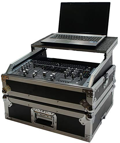 Harmony Audio HC19MIXLT Flight 11U Universal 19 Mixer Glide Laptop Stand Custom Case