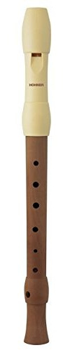 Hohner B95830 Avorio Flauto Dolce Soprano Diteggiatura Tedesca in Legno e Plastica