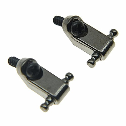 Dopro Saitenhalter für Fender American Strat Tele Gitarren, Schwarz, 2 Stück