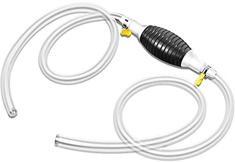 Hsthe Sea Handpumpe 2M Hand Kraftstoffpumpe, Universal Notpumpe Hand Siphon Schlauch für Benzin Wasser Boot Auto Diesel Gas Öl Kraftstoff