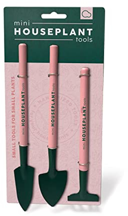 Bubblegum Stuff - 3 Indoor Garden Tools Set - Garden Tools For House Plants, House Plant Accessory, Gardening Kit, Tool Set, Cleaning Brush Set, Gardening Tools - Garden Shovel, Trowel And Rake