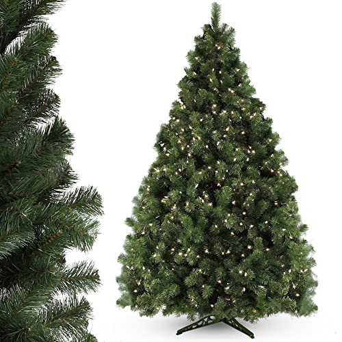 KADAX Künstlicher Weihnachtsbaum 180 cm – Naturgetreuer Christbaum mit stabilem Plastikständer, idealer Kunstbaum für stilvolle Weihnachtsdekoration im Innenbereich