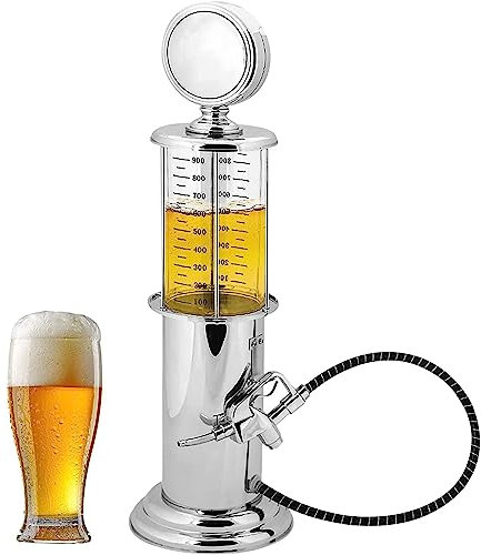 Distributore di liquori con pompa a gas, mini distributore di alcol da 1000 cc, distributore di benzina, per vodka, rum, vino, tequila o scotch