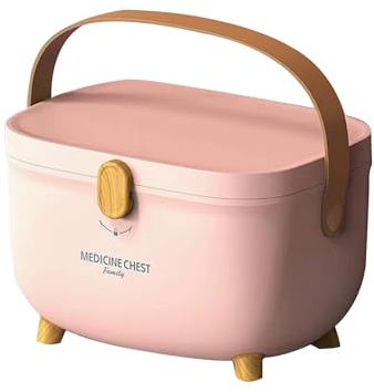 Chililon Medikamenten aufbewahrung,arzneimittel Box, medikamentenbox groß, medizinbox, Medicine Box, medikamenten Organizer für arzneimittel für zu Hause im Freien