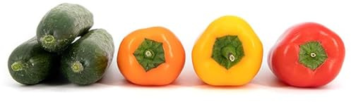 Caja Crocanti 900 g, Mix de Pepino Cocktail y Minipimientos Tribelly La Parcela, Origen España, Andalucía, Comprar Fruta y Verdura Fresca, De La Huerta A Tu Casa, Cooperativa Granada La Palma