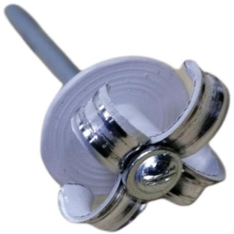 250x Remaches de Flor Ala Ancha Blancos 4,8 x 18 mm – Remaches de Aluminio y Acero SIO – Cabeza Grande Decorativa – Alta Resistencia y Fijación Segura