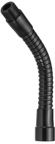 PATIKIL 6 Microphone Gooseneck, 5/8-27 Thread Metal Universal Hose Flexible Arm Gooseneck Tube Extension for Multifunction DIY, Black
