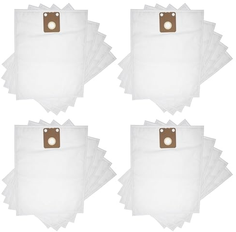 vhbw 20x Sacs remplacement pour Nilfisk 82367810, 82367820, 1408618000 pour aspirateur - 42,5cm x 27cm blanc