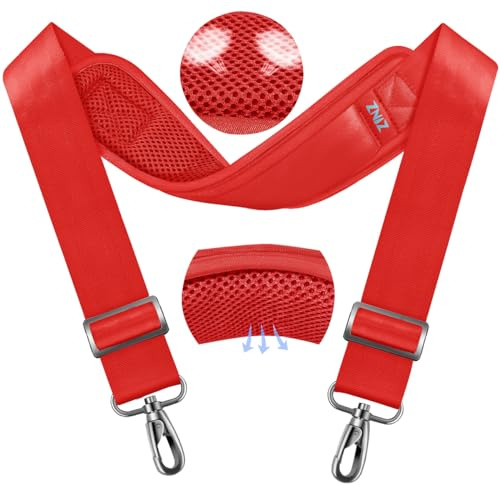 ZINZ 79.5 universal väskrem med ultra tjock fast andningskudde Justerbar kraftig axelrem för bärbar datorväska Crossbody Luggage Gym Bag Kameraväska och mer - R01E01