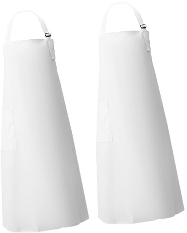GOOHOCHY 2stücke Kochschürze Mit Taschen Pizzaschürze Für Damen Herren Malschürze Erwachsene Schürzen Zum Kochen Und Malen
