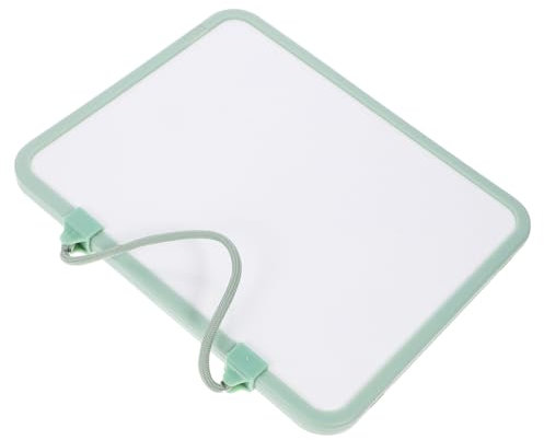 Lurrose hängendes Whiteboard Maltafel für den Haushalt Magnettafel magnetisches Whiteboard write board Trockenlöschtafel klein Klassenzimmer-Whiteboards für Schüler Plastik Green