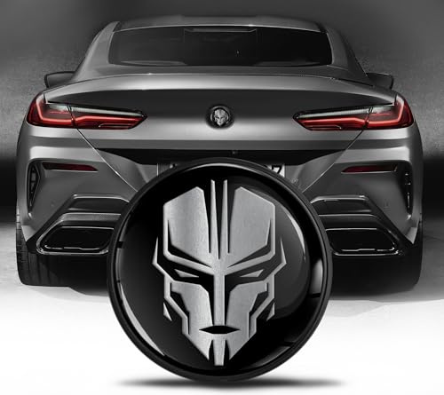 Biomar Labs Motorhaube Kofferraum Plakette Abzeichen 74 mm Kompatibel mit BMW Emblem 51148219237 Silber Roboter Bot EZ 12