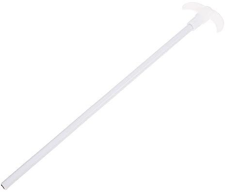 BUGUUYO Barra di Agitazione Resistente Agli Alcali e Agli Acidi in Ptfe Facile da Usare, Bianca, Resistente a Basse Temperature, per Uso Professionale e Personale in Laboratorio