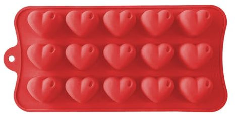 1 Moule En Silicone En Forme De Cœur, Moule De Cuisson Réutilisable, Moule En Silicone Multifonctionnel, Peut Être Utilisé Pour Faire Des Gâteaux, Des Chocolats, Des Bonbons, De La Gelée