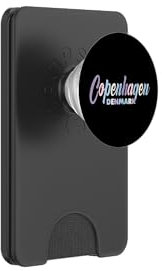 Copenhagen Denmark Pastel Text Style PopSockets PopWallet for MagSafe