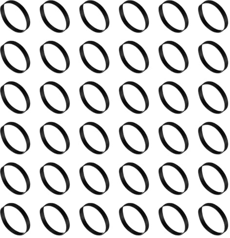 sourcing map 60Pcs Silicone Rubber Bands,30mm/1.2 Rubber Bands Rings Cable Ties Strong Elastic Bands Non-Slip for Cord Wrapping Bag Wraps, Black