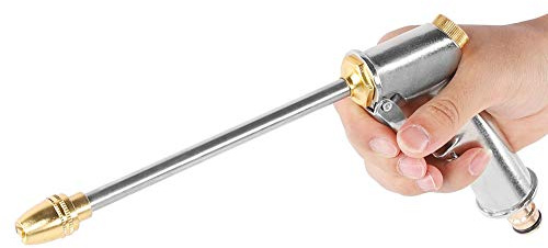 Pistola de Pulverización de Agua Alta Presión Boquilla Latón Látigo Latón Ajustable Garra Agua Jardín para Jardín para, Césped y Lavado Automóviles, 1 X a Alta Presión Spray