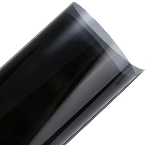 Lamina Solar Coche Homologada Película de aislamiento de vidrio for automóvil, película negra for ventana, privacidad, bloqueo solar, anti5 %, 25 %, 50 %, pegatina for tinte de ventana, protección sol