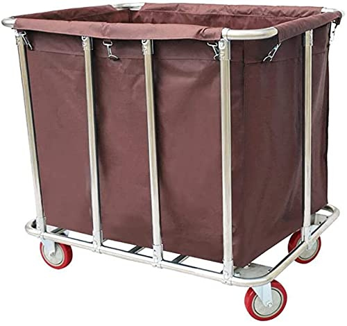 Servicewagen, Sammelwagen, Recyclingfahrzeuge, Wäschesortierwagen Auf Rädern, Hotel- Und Pensionswagen, Reinigungswagen Für Den Haushalt, Servierwagen Mit Handlauf Und Abnehmbaren Taschen, Stil 2
