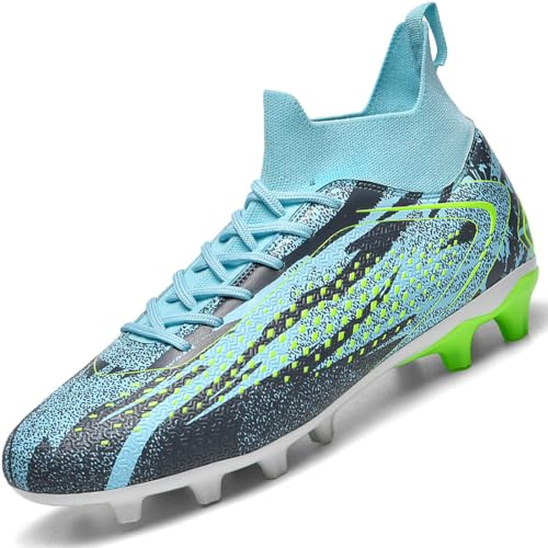 situkeke Botas de Fútbol Hombre Zapatos de Fútbol Tacos de Fútbol Adolescentes para Césped con Clavos Niño para Entrenamiento