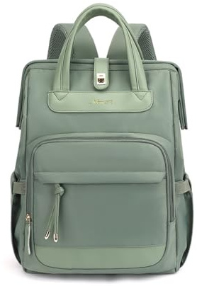 SONARIN Stilvolle Lässige Baby Wickelrucksack Wickeltasche,Multifunktionale Wasserdichte Babytasche Tragbare Reise Mama Tasche mit Isolierten Flasche Taschen(Grün)